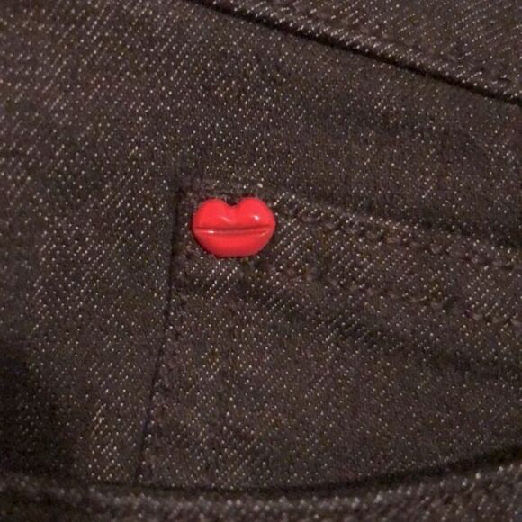 Sofia 8 Black Cuffed Stretch High Rise Denim Shorts - Picture 7 of 14